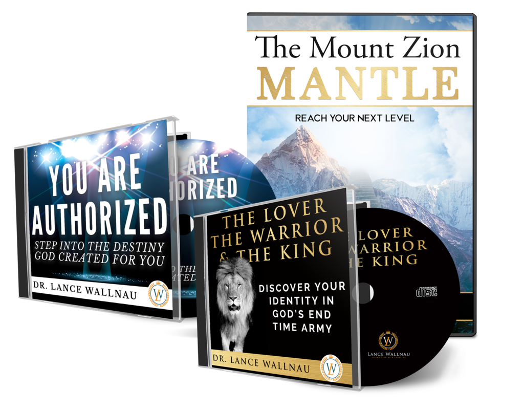 Abundant Life Bundle - “You Are Authorized” CD, The Lover, the warrior, the king CD, The mount Zion mantle-cd.